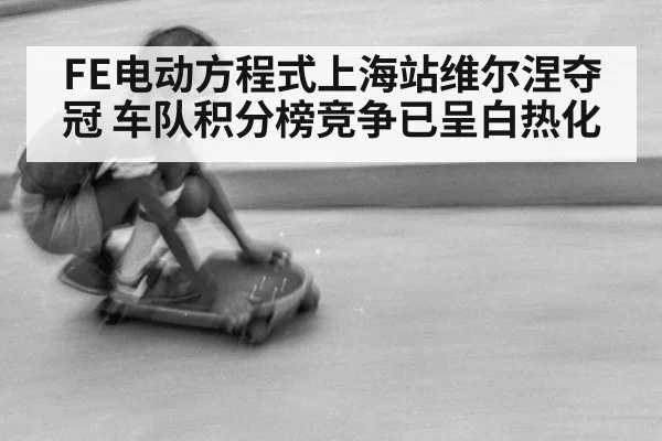 FE电动方程式上海站维尔涅夺冠 车队积分榜竞争已呈白热化